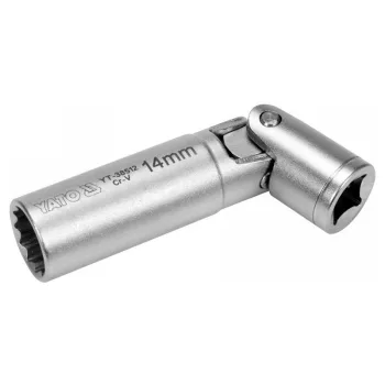   YATO Gyertyakulcs csuklós csatlakozóval 3/8" 10 mm / 88 mm CrV