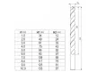 YATO Csigafúró készlet 10 részes 1-10 mm HSS Co