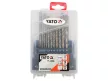 YATO Csigafúró készlet 19 részes 1-10 mm HSS Co