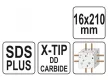 YATO Kőzetfúró 16 x 210/150 mm négyélű SDS-Plus