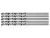 YATO Csigafúró 2,5 x 57/30 mm inox HSS Premium (5 db/cs)