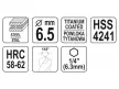 YATO Fém marófúró 6,5 x 89 mm bit befogású HSS-TiN