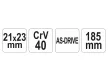 YATO Csőkulcs 21x23 mm CrV