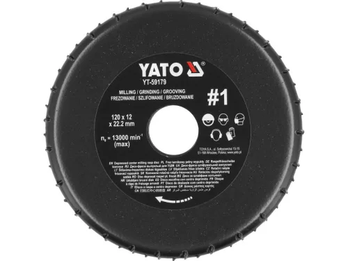 YATO Ráspolykorong durva #1 120 x 22,2 mm