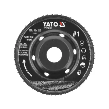 YATO Ráspolykorong durva #1 120 x 22,2 mm
