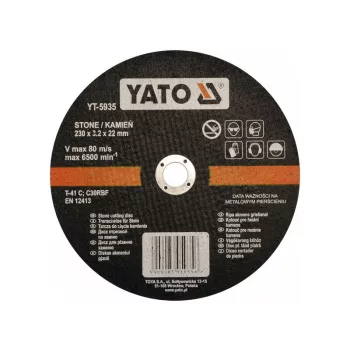 YATO Vágókorong kőre 230 x 3,2 x 22 mm