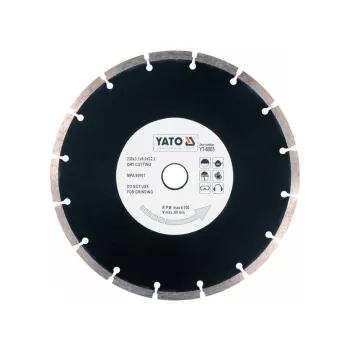   YATO Gyémánt vágókorong 230 x 2,7 x 8,0 x 22,2 mm szegmentált