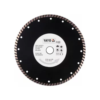 YATO Gyémánt vágókorong 230 x 3,1 x 8,0 x 22,2 mm turbo
