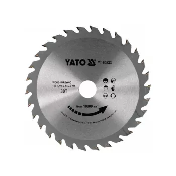 YATO Fűrésztárcsa fához 150 x 20 x 2,0 mm / 30T