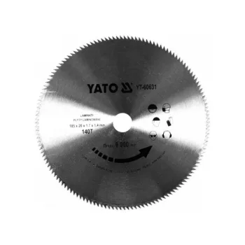   Fűrésztárcsa laminált padlóhoz 185 x 20 x 1,4 mm / 140T YATO