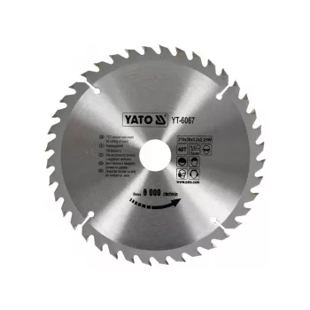 YATO Fűrésztárcsa fához 210 x 30 x 2,2 mm / 40T