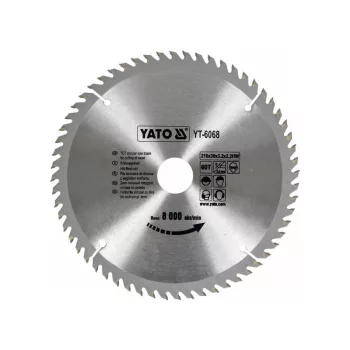 Fűrésztárcsa fához 210-30-60 YATO