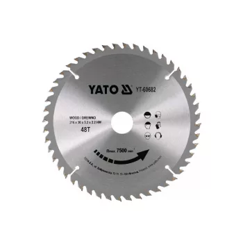 YATO Fűrésztárcsa fához 216 x 30 x 2,2 mm / 48T