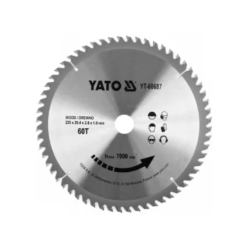 YATO Fűrésztárcsa fához 235 x 25,4 x 1,8 mm / 60T