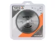 YATO Fűrésztárcsa alumíniumhoz 180 x 20 x 1,5 mm / 60T
