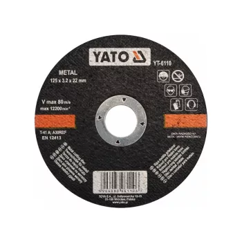 YATO Vágókorong fémre 125 x 3,2 x 22 mm