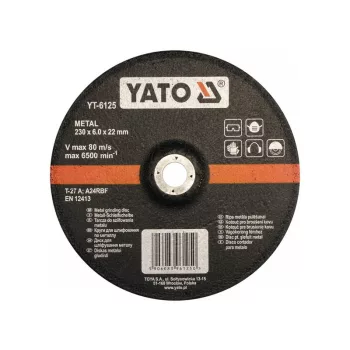 YATO Tisztítókorong fémre 230 x 6,0 x 22,2 mm