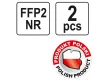YATO Pormaszk FFP2/P NR (2 db/cs)