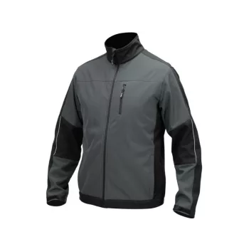   YATO Munkavédelmi softshell kabát szürke-fekete S-es méret 3 zsebes