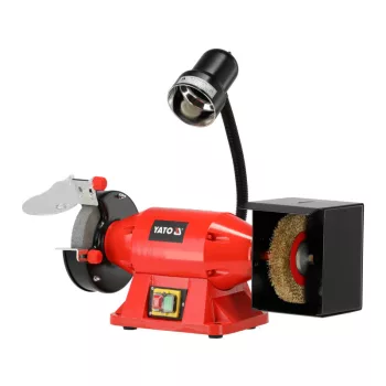YATO Asztali köszörű kefével 150 x 32 mm 520 W