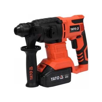   YATO Akkus fúrókalapács SDS-Plus 2,0 J 18 V Li-Ion (1 x 3,0 Ah akku + töltő)