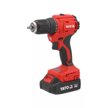   YATO Akkus fúró-csavarozó 45 Nm 18 V szénkefe nélküli (1 x 2,0 Ah akku + töltő)