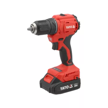   YATO Akkus fúró-csavarozó 45 Nm szénkefe nélküli 18 V (2 x 2,0 Ah akku + töltő)