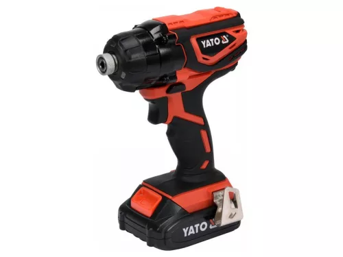YATO Akkus ütvecsavarozó 1/4" 160 Nm 18 V Li-Ion (1 x 2,0 Ah akku + töltő)