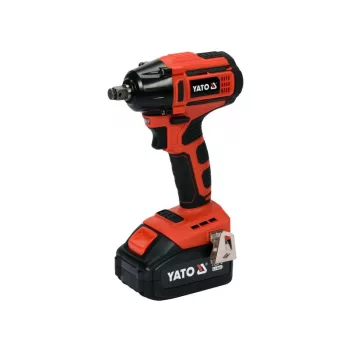   YATO Akkus ütvecsavarozó 1/2" 250 Nm szénkefe nélküli 18 V Li-Ion (1 x 3,0 Ah akku + töltő)