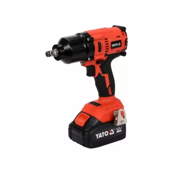   YATO Akkus ütvecsavarozó 1/2" 700 Nm szénkefe nélküli 18 V Li-Ion (1 x 3,0 Ah akku + töltő)
