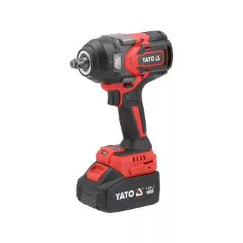   YATO Akkus ütvecsavarozó 1/2" 1200 Nm szénkefe nélküli 18 V (1 x 4,0 Ah akku + töltő)