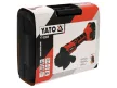 YATO Akkus sarokcsiszoló 125 mm szénkefe nélküli 18 V Li-Ion (1 x 3,0 Ah akku + töltő)
