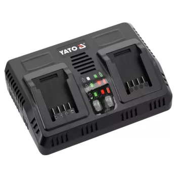 YATO Inteligens dupla akkumulátor töltő gépekhez 18 V