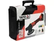 YATO Akkus excenter polírozó 150 mm szénkefe nélküli 18 V Li-Ion (1 x 3,0 Ah akku + töltő)