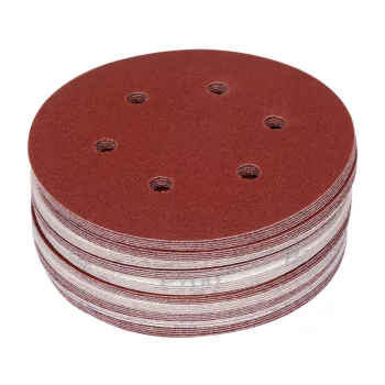   YATO Tépőzáras fíbertárcsa 150 mm / P100 6 lyukas (50 db/cs)