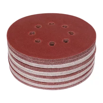   YATO Tépőzáras fíbertárcsa 150 mm / P120 8 lyukas (50 db/cs)