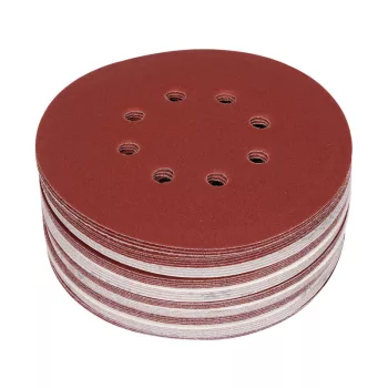   YATO Tépőzáras fíbertárcsa 150 mm / P180 8 lyukas (50 db/cs)