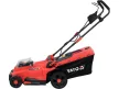 YATO Akkus fűnyíró 370 mm 2 x 18 V (2 x 4,0 Ah akksi + töltő)