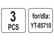YATO Szintetikus porzsák 70 liter YT-85710 porszívóhoz (3 db/cs)