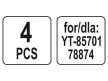YATO Papír porzsák 30 liter YT-85701 porszívóhoz (4 db/cs)