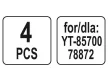 Papír porzsák 20 liter YT-85700 porszívóhoz (4db/cs) YATO