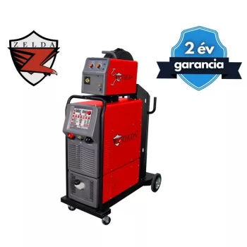   ZELDA 500A-os imp/duplaimp különtolós, MIG/MAG vízhűtéses hegesztőgép