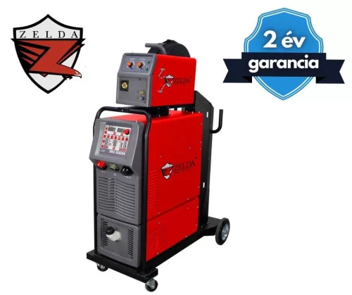 ZELDA 500A-os imp/duplaimp különtolós, MIG/MAG vízhűtéses hegesztőgép