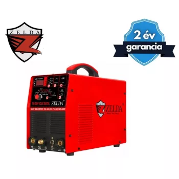   ZELDA TIG-200P-ACDC 200A-os digitális, impulzus AC/DC HF-AWI inverteres hegesztőgép